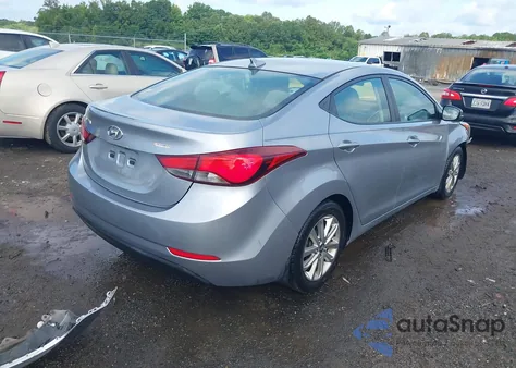 2016 Hyundai Elantra Se из США, поврежденный, VIN 5NPDH4AE0GH700593